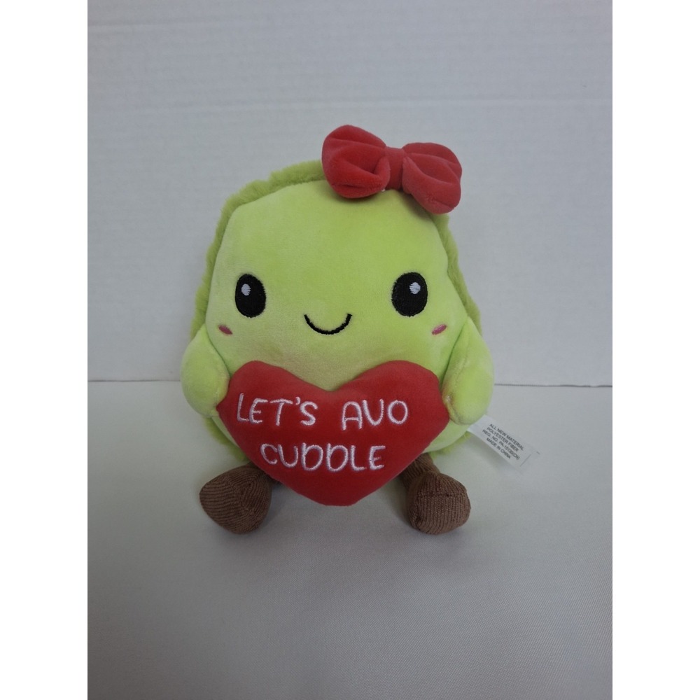 DanDee Let's Avo Cuddle Valentine's Day Avocado Heart Stuffed Plush